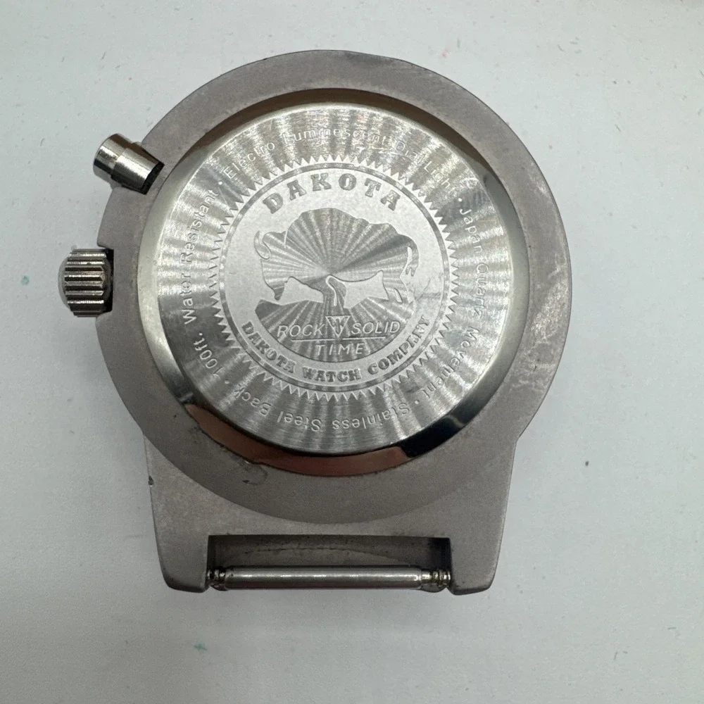 Dakota Watch Company Phase III White Dial Moon Glow Hiker Outdoors Pocket‎ Watch